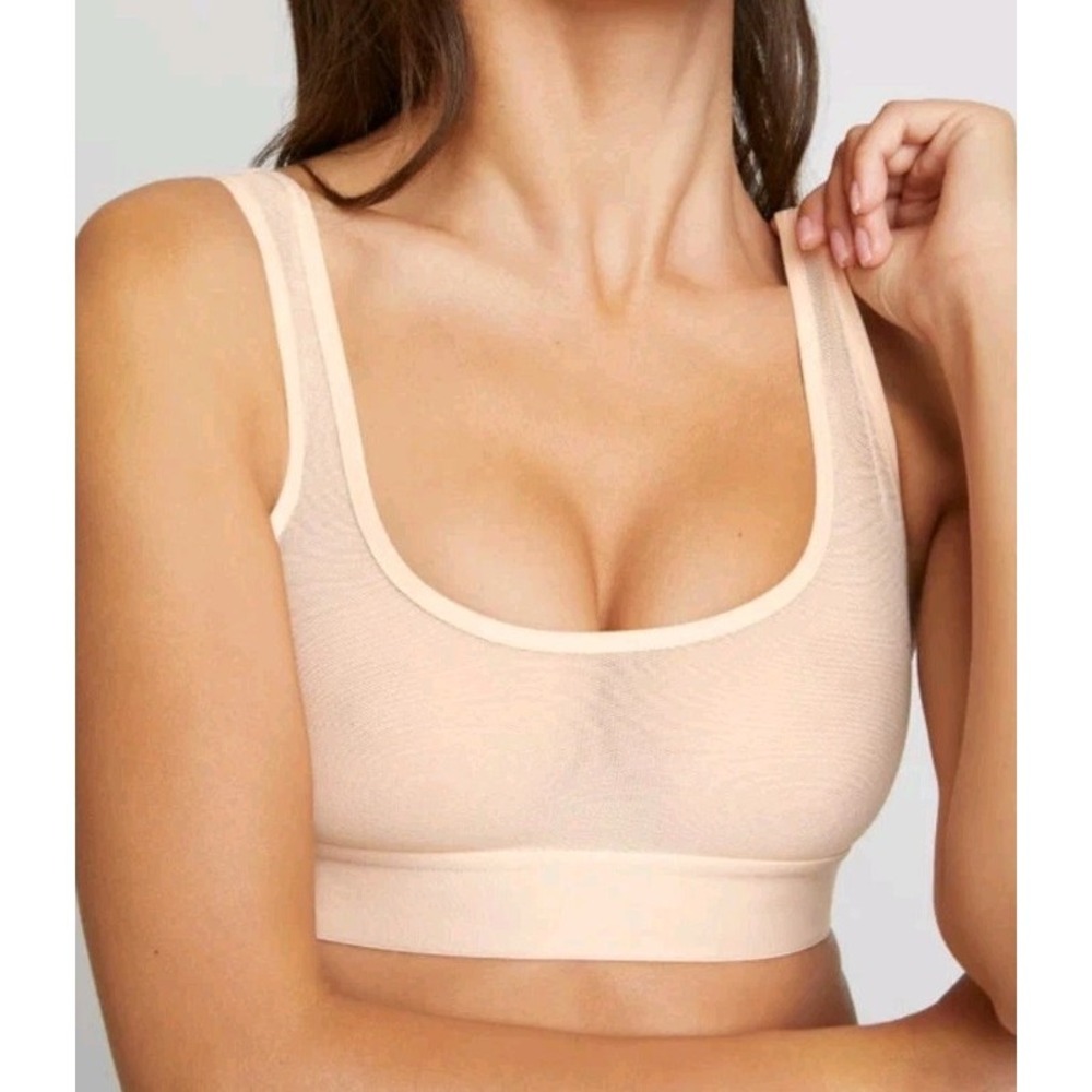 Negative Underwear Sieve Bra Top Size 2+ Peach